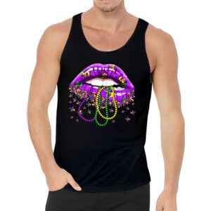 Mardi Gras Lips Queen Carnival Trendy 2024 Leopard Louisiana Tank Top 3 3