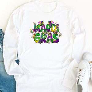 Mardi Gras Shirt Women Men Mardi Gras Kids Mardi Gras Beads Longsleeve Tee 1 4