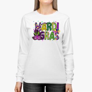 Mardi Gras Shirt Women Men Mardi Gras Kids Mardi Gras Beads Longsleeve Tee 2 5