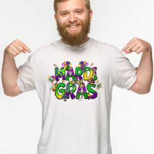 Mardi Gras Shirt Women Men Mardi Gras Kids Mardi Gras Beads T Shirt 2 4