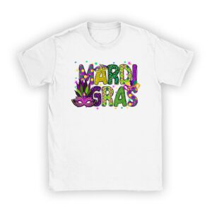 Mardi Gras Shirt Women Men Mardi Gras Kids Mardi Gras Beads T-Shirt