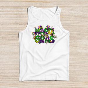 Mardi Gras Shirt Women Men Mardi Gras Kids Mardi Gras Beads Tank Top