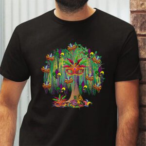 Mardi Gras Tree Beads New Orleans 2024 Festival Womens T Shirt 2 2