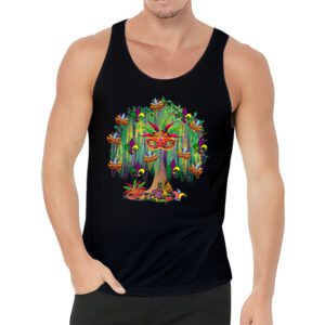 Mardi Gras Tree Beads New Orleans 2024 Festival Womens Tank Top 3 2