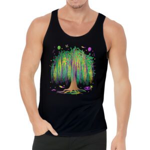 Mardi Gras Tree Beads New Orleans 2024 Festival Womens Tank Top 3 3