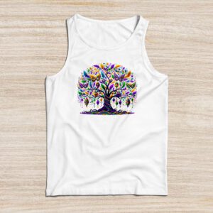 Mardi Gras Tree Beads New Orleans 2024 Festival Womens Tank Top