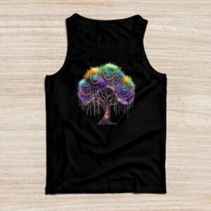 Mardi Gras Tree Beads New Orleans 2024 Festival Womens Tank Top