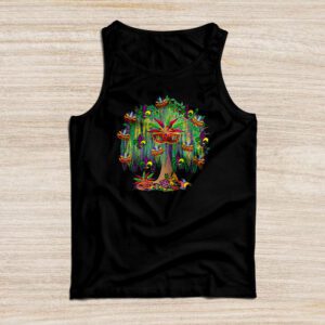 Mardi Gras Tree Beads New Orleans 2024 Festival Womens Tank Top