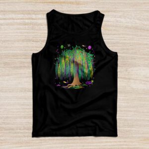 Mardi Gras Tree Beads New Orleans 2024 Festival Womens Tank Top