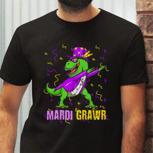 Mardi Grawr T Rex Dino Toddler Kids Mardi Gras Boys Gift T Shirt 2 1