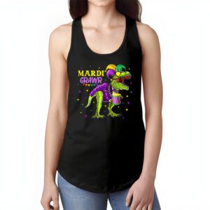 Mardi Grawr T Rex Dino Toddler Kids Mardi Gras Boys Gift Tank Top 1 2