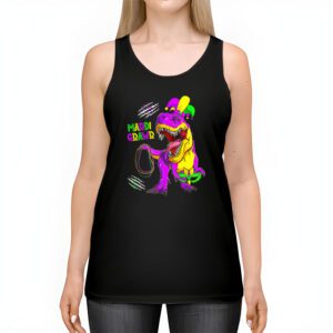 Mardi Grawr T Rex Dino Toddler Kids Mardi Gras Boys Gift Tank Top 2 3