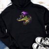 Mardigator Mardi Gras Alligator Costume Men Women Mardi Gras Hoodie