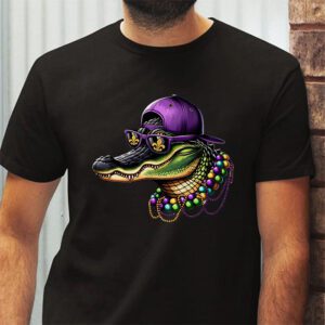 Mardigator Mardi Gras Alligator Costume Men Women Mardi Gras T Shirt 2 2