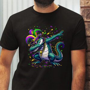 Mardigator Mardi Gras Alligator Costume Men Women Mardi Gras T Shirt 2 3