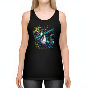 Mardigator Mardi Gras Alligator Costume Men Women Mardi Gras Tank Top 2 3