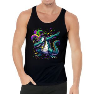 Mardigator Mardi Gras Alligator Costume Men Women Mardi Gras Tank Top 3 3