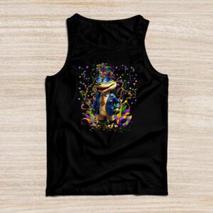 Mardigator Mardi Gras Alligator Costume Men Women Mardi Gras Tank Top