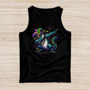 Mardigator Mardi Gras Alligator Costume Men Women Mardi Gras Tank Top