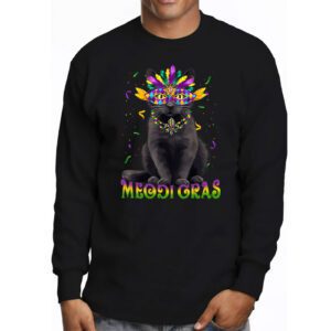 Meowdi Gras Mardi Gras Cat Lover New Orleans Louisiana USA Longsleeve Tee 3 1