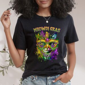 Meowdi Gras Mardi Gras Cat Lover New Orleans Louisiana USA T Shirt 1