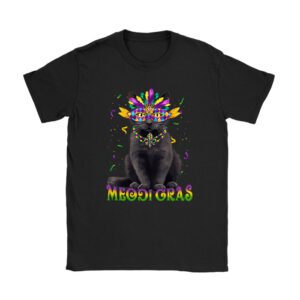 Meowdi Gras Mardi Gras Cat Lover New Orleans Louisiana USA T-Shirt