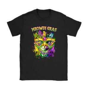 Meowdi Gras Mardi Gras Cat Lover New Orleans Louisiana USA T-Shirt