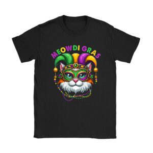 Meowdi Gras Mardi Gras Cat Lover New Orleans Louisiana USA T-Shirt