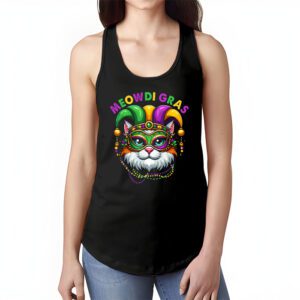 Meowdi Gras Mardi Gras Cat Lover New Orleans Louisiana USA Tank Top 1 3