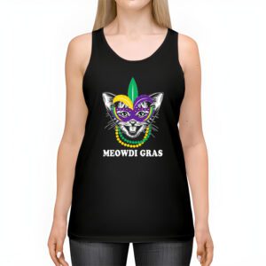 Meowdi Gras Mardi Gras Cat Lover New Orleans Louisiana USA Tank Top 2 2