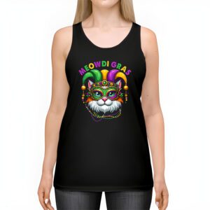 Meowdi Gras Mardi Gras Cat Lover New Orleans Louisiana USA Tank Top 2 3