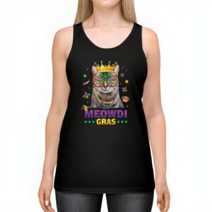 Meowdi Gras Mardi Gras Cat Lover New Orleans Louisiana USA Tank Top 2 4