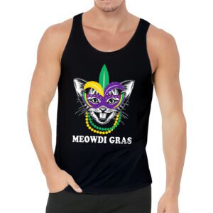 Meowdi Gras Mardi Gras Cat Lover New Orleans Louisiana USA Tank Top 3 2