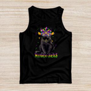 Meowdi Gras Mardi Gras Cat Lover New Orleans Louisiana USA Tank Top