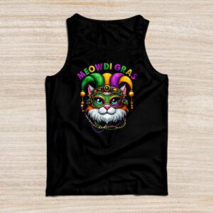 Meowdi Gras Mardi Gras Cat Lover New Orleans Louisiana USA Tank Top