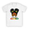 Messy Bun Hair I Am Black History African American Women T-Shirt
