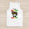 Messy Bun Hair I Am Black History African American Women Tank Top