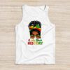 Messy Bun Hair I Am Black History African American Women Tank Top