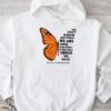 Multiple Sclerosis Awareness Gifts Women Mom Cute Butterfly Hoodie