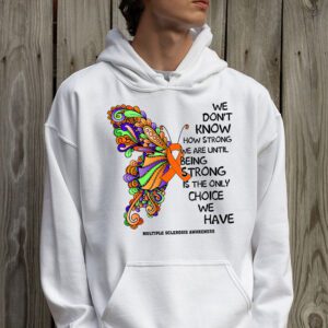 Multiple Sclerosis Awareness Gifts Women Mom Cute Butterfly Hoodie 2 3