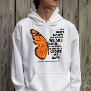 Multiple Sclerosis Awareness Gifts Women Mom Cute Butterfly Hoodie 2