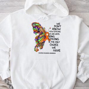 Multiple Sclerosis Awareness Gifts Women Mom Cute Butterfly Hoodie