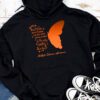 Multiple Sclerosis Awareness Gifts Women Mom Cute Butterfly Hoodie