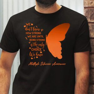 Multiple Sclerosis Awareness Gifts Women Mom Cute Butterfly T Shirt 2 4