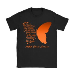 Multiple Sclerosis Awareness Gifts Women Mom Cute Butterfly T-Shirt