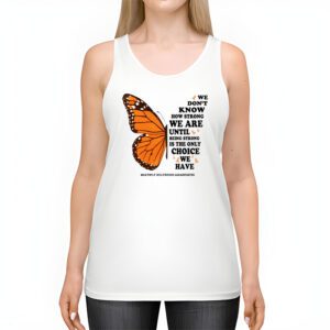 Multiple Sclerosis Awareness Gifts Women Mom Cute Butterfly Tank Top 2