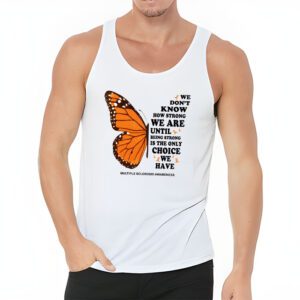 Multiple Sclerosis Awareness Gifts Women Mom Cute Butterfly Tank Top 3