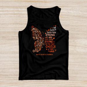 Multiple Sclerosis Awareness Gifts Women Mom Cute Butterfly Tank Top