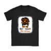 Multiple Sclerosis Awareness Messy Bun MS Warrior T-Shirt