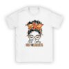 Multiple Sclerosis Awareness Messy Bun MS Warrior T-Shirt